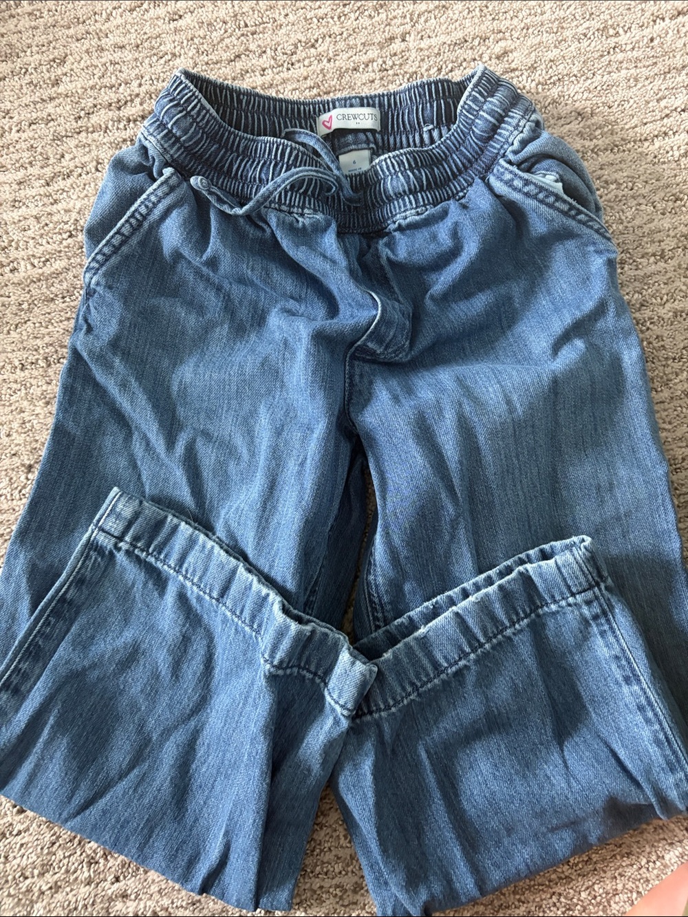 J Crew Denim Pull-On Pants for Kids